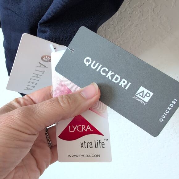 NWT $108 Athleta Swimsuit XL Adriata One Piece UPF Navy Blue Slimming Fit NEW - Picture 6 of 10